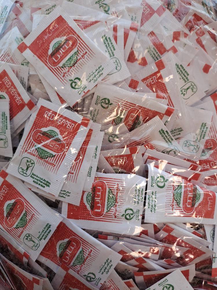 فلفل قرمز تک نفره 500 عددی