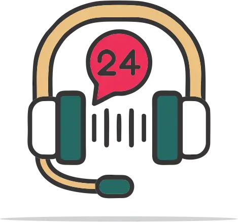 آیکون پاسخگویی 24 ساعته